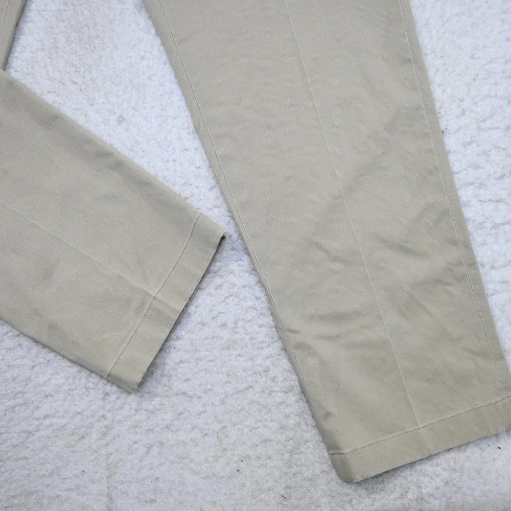 Brooks Brothers Advantage Chino Mens 37x32 Clark Fit Khaki Stretch‎ Cotton Pants